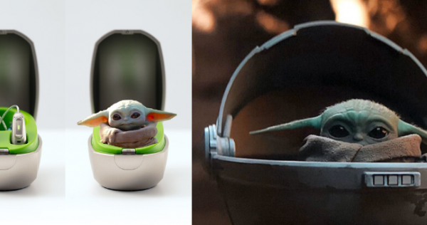 phonak mini charge case looks like baby yoda